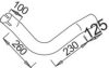 DINEX 54121 Exhaust Pipe
